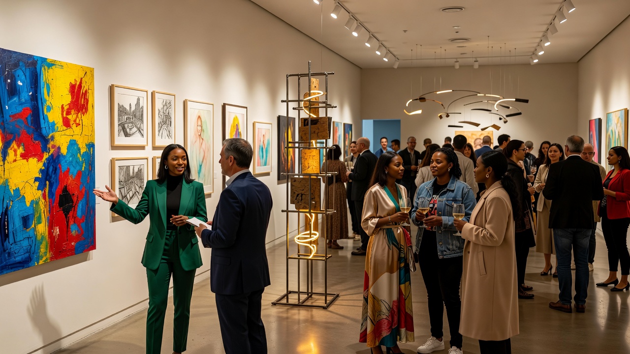 Emerging Artists Showcase at Shavora Gallery Opening