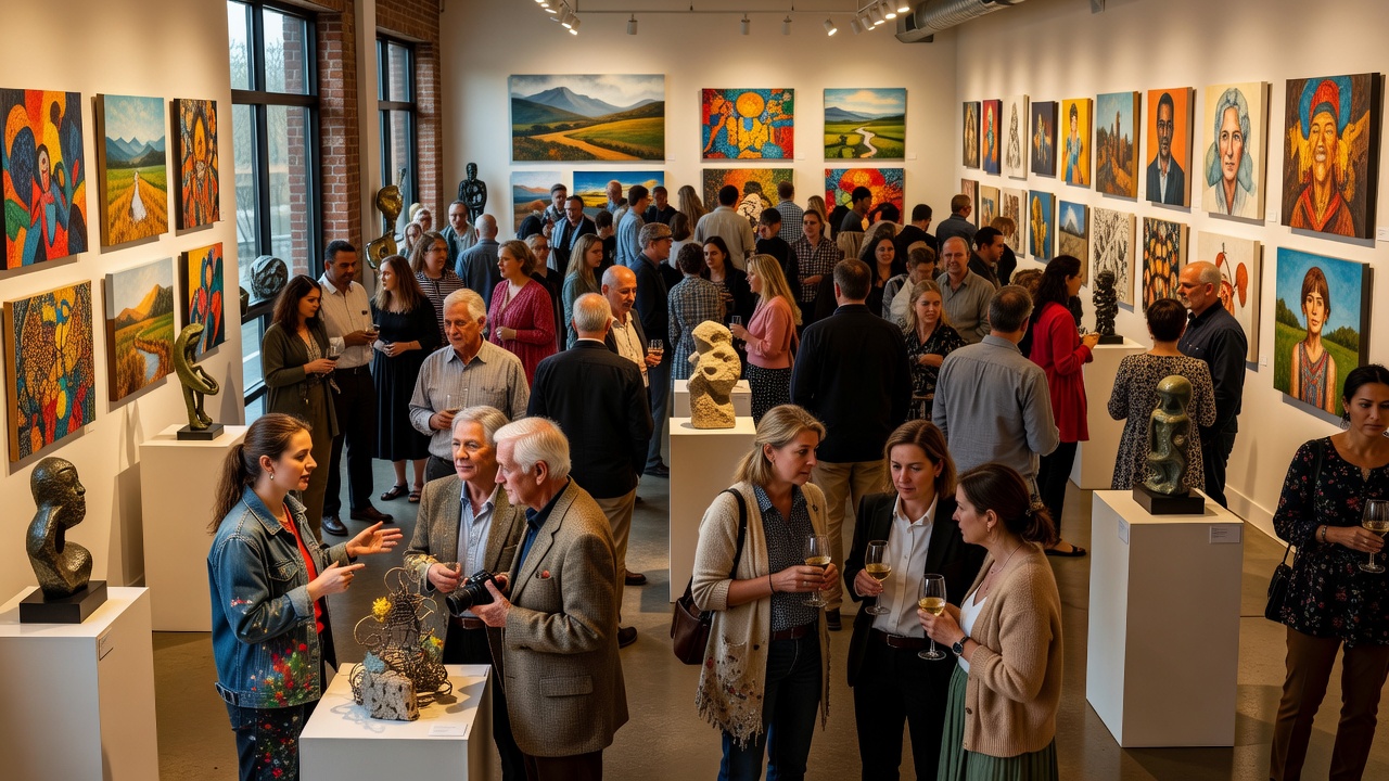 Emerging Artists Showcase at Shavora Gallery Opening